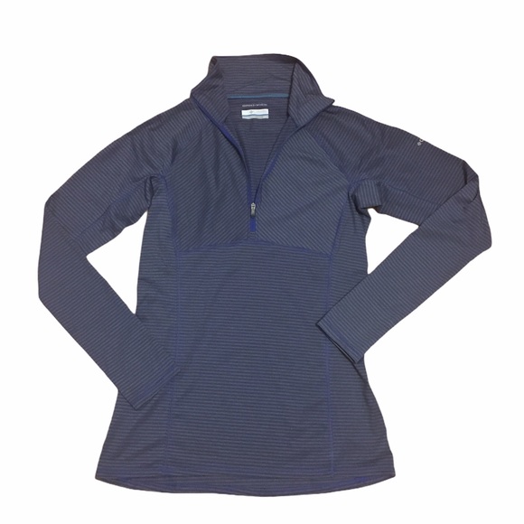 Columbia Layer First Stripe 1/2 Zip Pullover - S - Picture 2 of 5